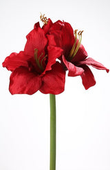 Fink Kunstblume Amaryllis dunkelrot Kunstfasern Höhe 2 cm