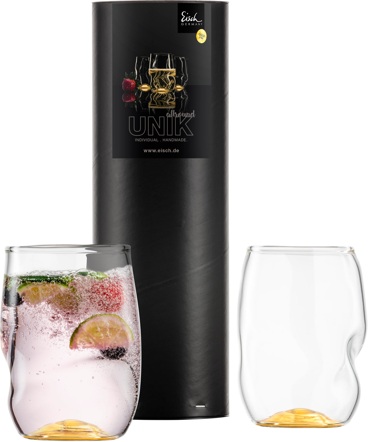 Eisch Allroundbecher Unik transparent/gold