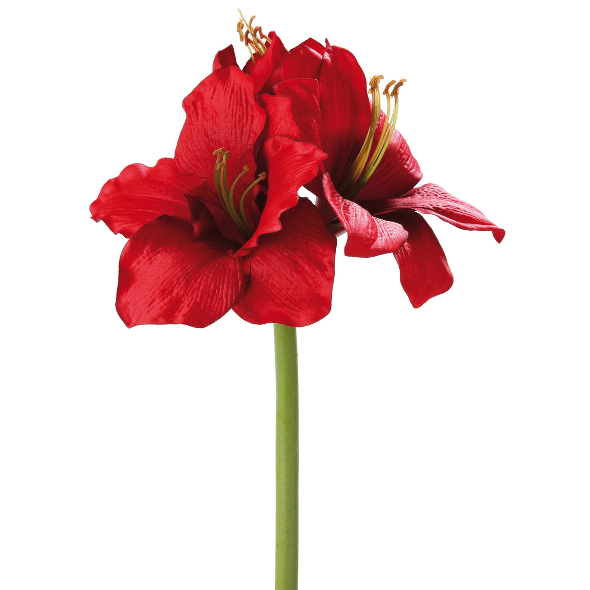 Fink Kunstblume Amaryllis dunkelrot Kunstfasern Höhe 2 cm