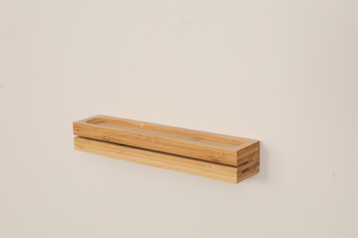 Terra Home Bambus 29,5x6x4,5 cm Holz Schlüsselhalter Schlüsselleiste