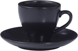 Terra Home 2er Espressotassen-Set, Schwarz matt komplett