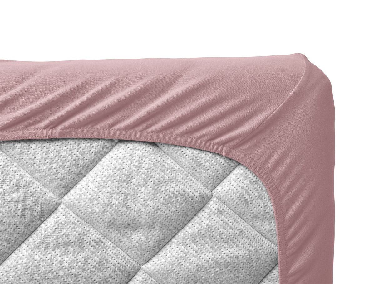 Leander Laken für Juniorbett, 2 Stück Dusty Rose 140 cm x 60 cm x 15 cm