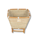 Terra Home Pflanzenübertopf Seegras Rattan B31xT31xH28,5 cm weiß