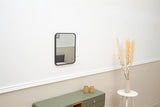 Terra Home Wandspiegel 40x50 schwarz Metallrahmen