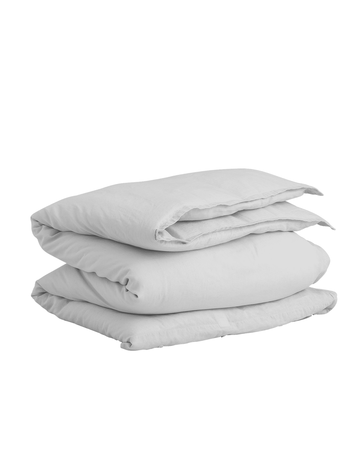 GANT Bettdeckenbezug Bettwäsche Cotton Linen Light Grey 155 x 220 cm