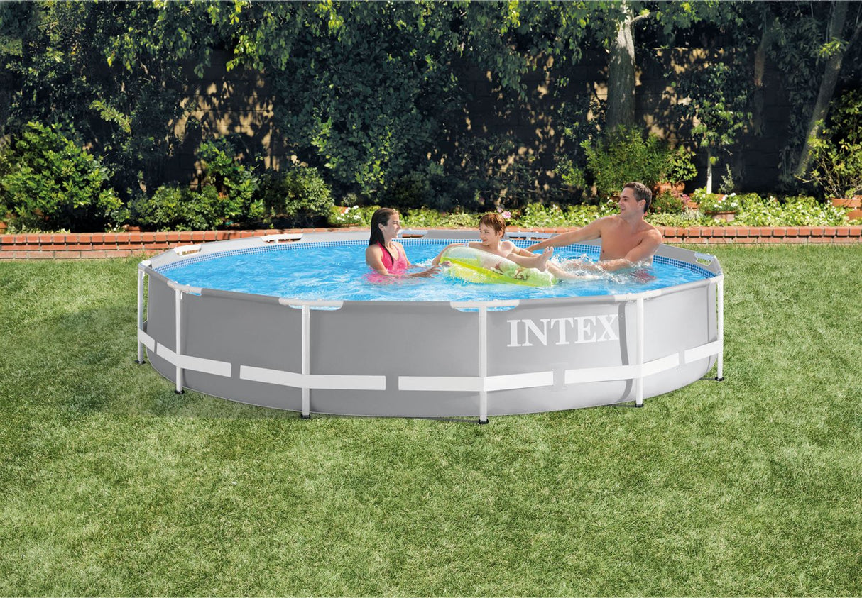 Intex Pool 366 x 76 cm Metal Frame Set Prism Rondo