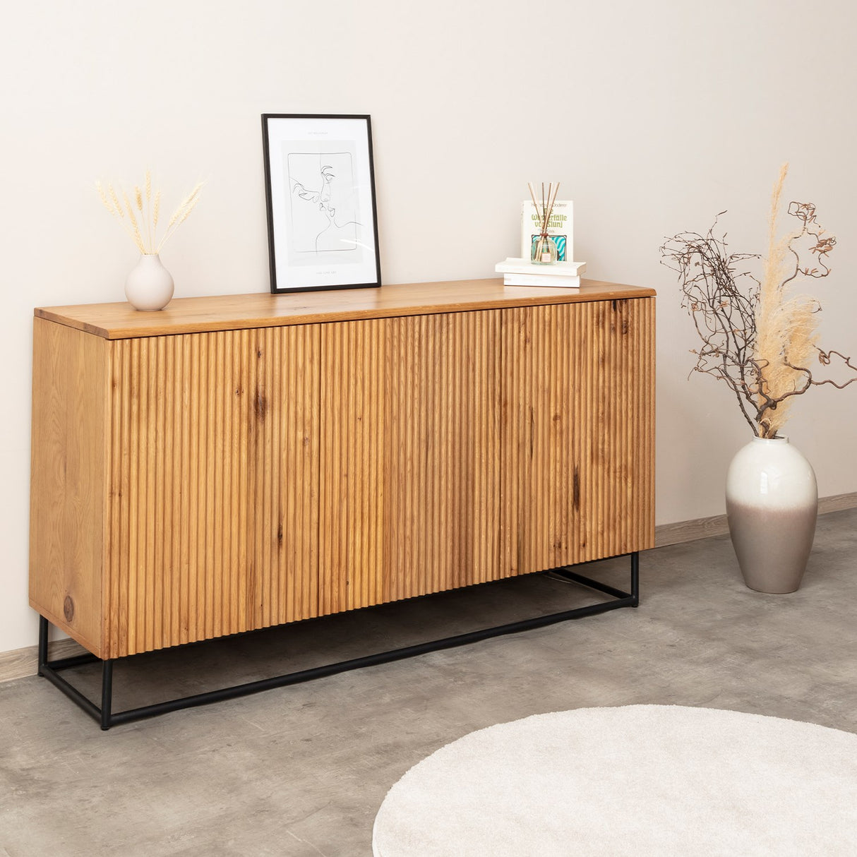 Terra Home Sideboard Sunne 150 cm, Braun