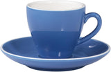 Terra Home 4er Espressotassen-Set, Blau glossy