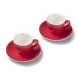 Terra Home 2er Espressotassen-Set, Rot matt