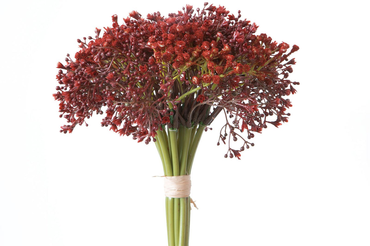 Fink Schleierkraut Bouquet rot Kunstfasern Höhe 30 cm