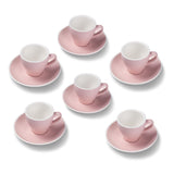 Terra Home 6er Espressotassen-Set, Rosa matt