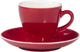 Terra Home 4er Espressotassen-Set, Rot glossy