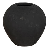 House Nordic Horta Terracotta Vase schwarz