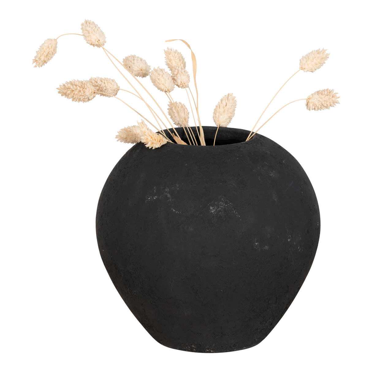 House Nordic Horta Terracotta Vase schwarz