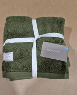 GANT Handtuch Premium 4er Warm Surplus Green 30 x 30 cm