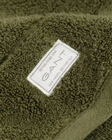 GANT Handtuch Premium 4er Warm Surplus Green 30 x 30 cm