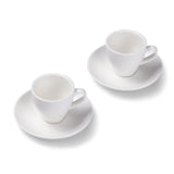 Terra Home 2er Espressotassen-Set, Weiß matt