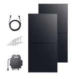 Anker SOLIX Balkonkraftwerk 2× RS50B Panel 540W, Mikro-Wechselrichter 600W/800W, Bodenhalterungen